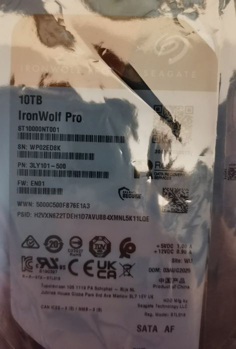 HDD Seagate IronWolf NAS 10 Tb