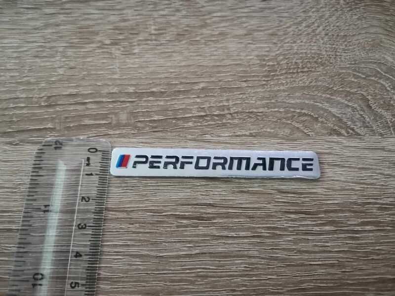 BMW Performance сребрист стикер