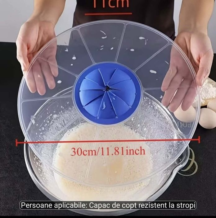 Capac anti stropire din plastic