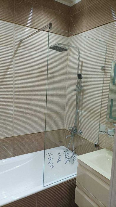 Ваннное закалённое стекло – vanna xonasi uchun temperlangan shisha