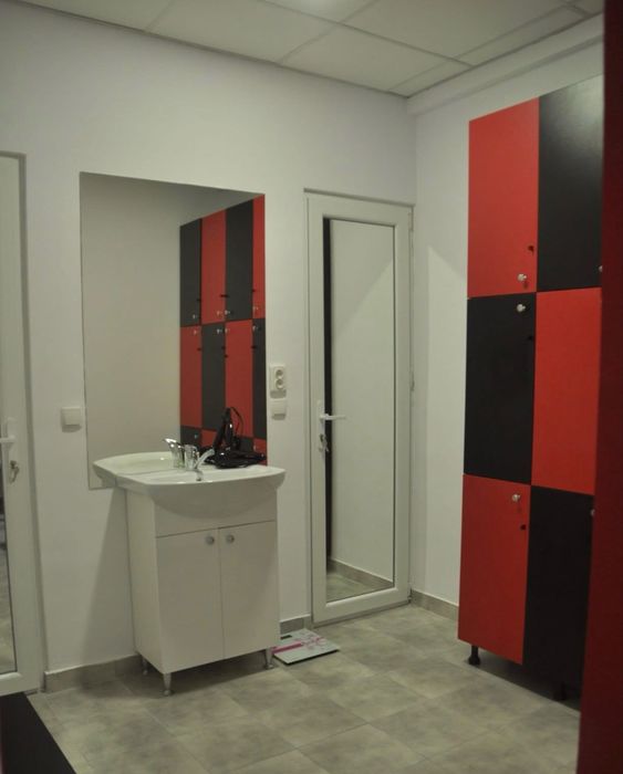 Vestiare sala fitness plus receptie