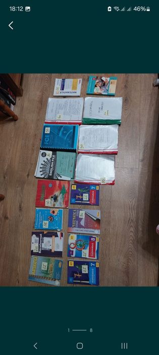 Cărți, culegeri și cursuri de matematică, română și engleză