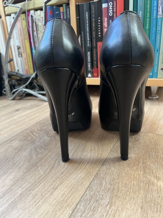 Pantofi damă Hand Made din piele naturală, 37,5