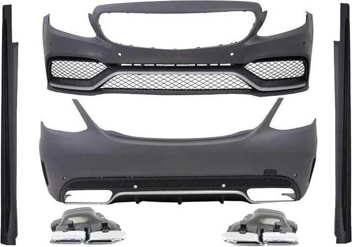 Боди кит Mercedes C-Class W205 (2014-2021) - AMG C63 дизайн. НОВО! НА СКЛАД!