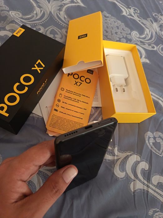 Poco X7 5G 8/256 в идеале с коробкой и документами