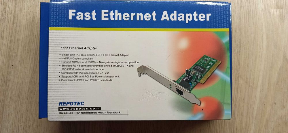 LAN карта Repotec 10/100Mbps