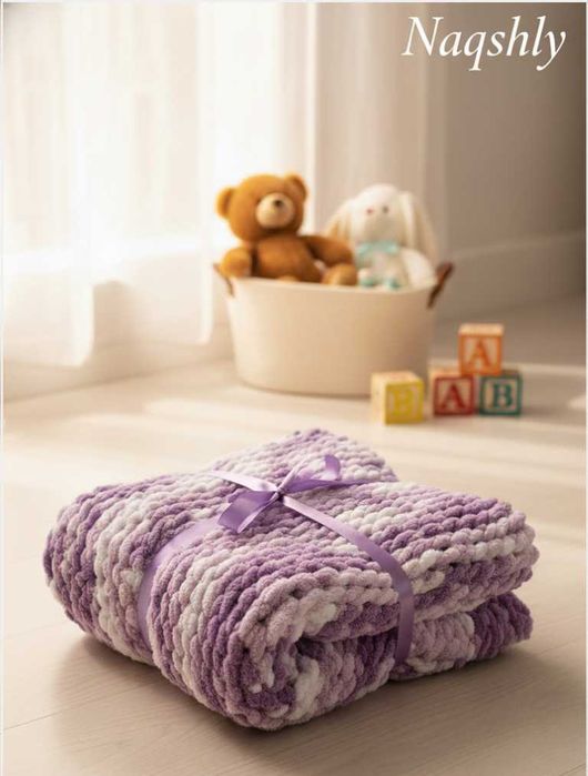 Детский плед (одеяло) ручной работы для младенцев