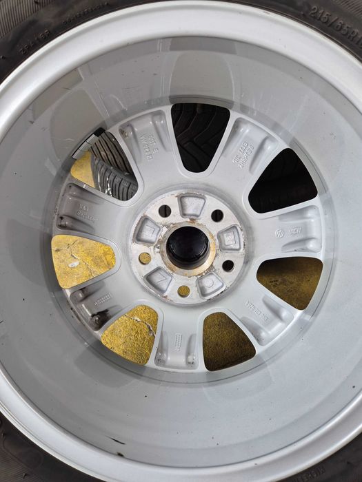 4 ROTI Jante + Anvelope 4Seasons ALLSEASONS - 215/65/16 - 5x112 - OEM VW TIGUAN / AUDI Q3 - Michelin CrossClimate
