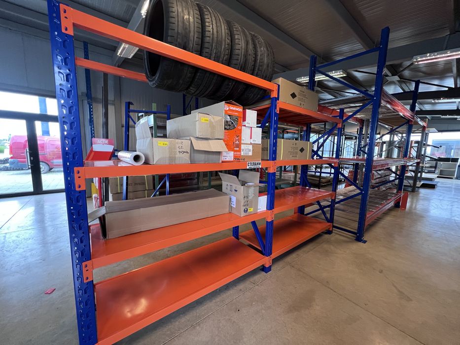 Универсален метален стелаж сет 3,80 метра до 300 кг ниво