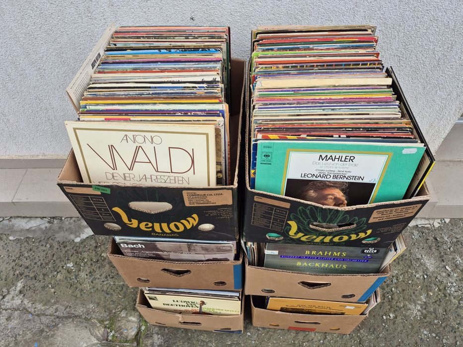 Vând 300LP Discuri Vinil colectie muzică clasică,pentru pick Up
