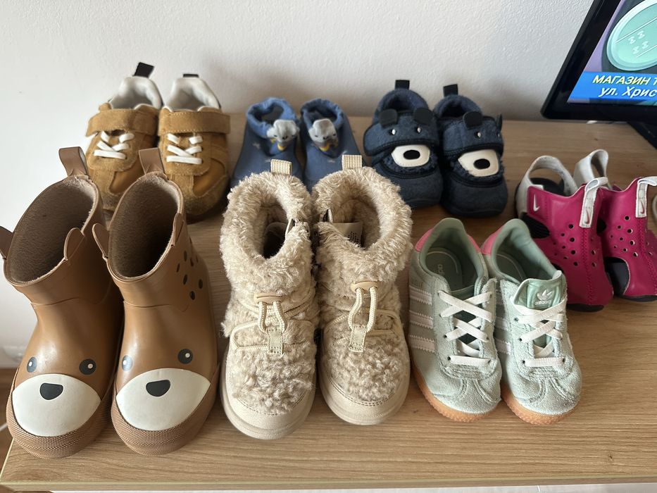 Детски обувки Adidas и Nike, Zara, H&M