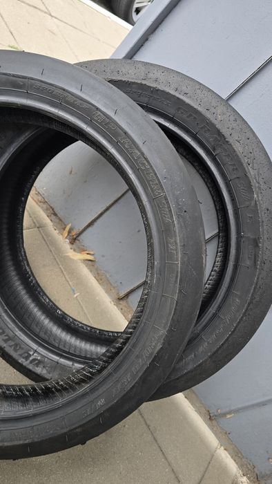 Dunlop d212 slick 190 55 17 и 120 70 17