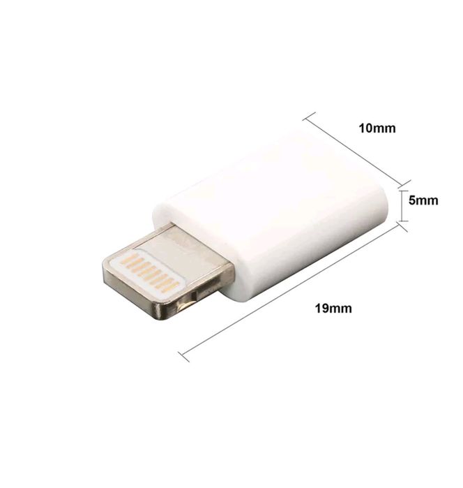 ПРЕХОДНИНИЦИ от Micro USB към Lightning 8 Pin (Apple iPhone) ,Type-C