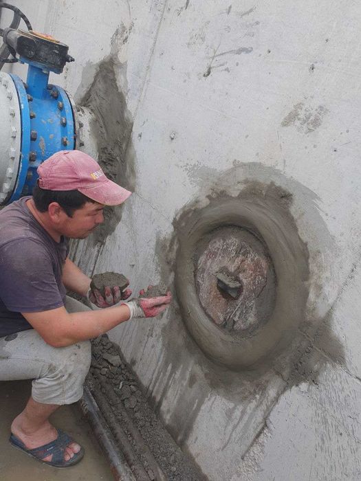 Остановка активных течей гидроизоляция перекрытий стен подвала полов