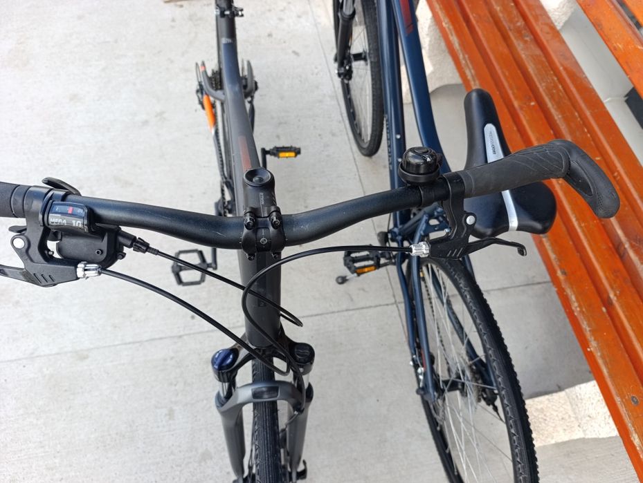 Трекинг велосипед Riverside 700, сиво/зелено 28/XL,L