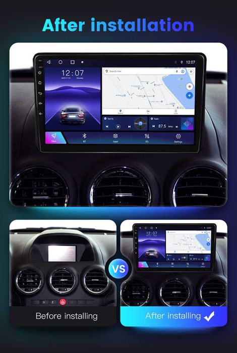 NAVIGATIE Android 14 Opel Antara 2006 - 2017 1/8 Gb CarPlay +CAMERA