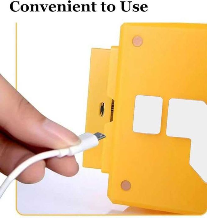 Настолна Нощна 3D лампа Super Mario Супер Марио Кубче USB зареждане