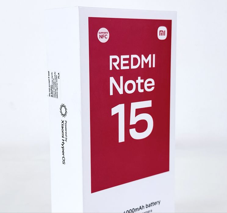 НОВ! Xiaomi Redmi Note 15 128GB 6RAM Black 2г. Гаранция!