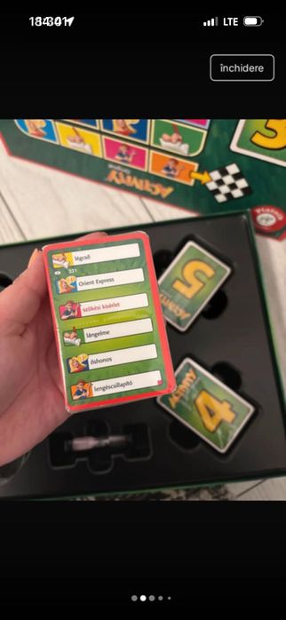 Joc activity Jocul este în limba maghiara