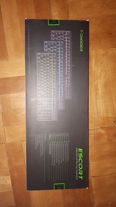 Tastatura gaming T-DAGGER ESCORT, sigilata