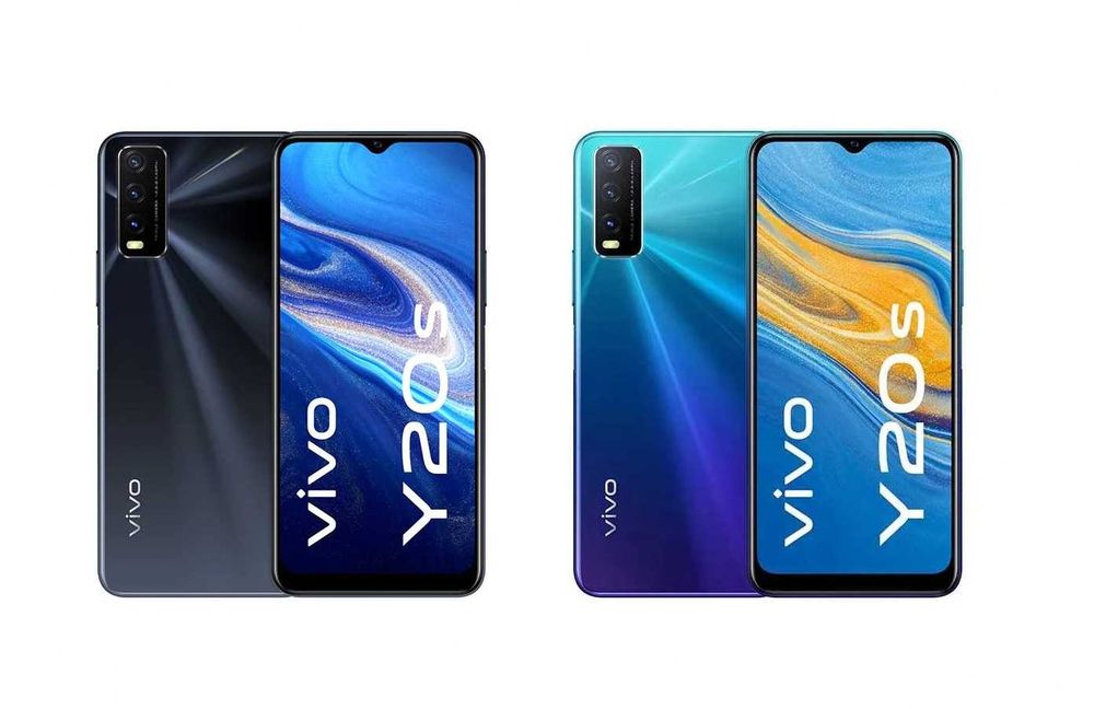 Telefon Vivo Y20s 128GB 4G Display 6.5" DualSim Negru sau Albastru inchis Sigilat Nou