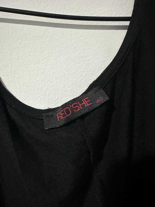 Cardigan negru asimetric cu detalii lucioase