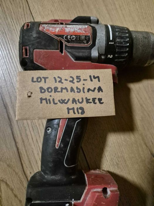 bormasina milwaukee m18 - lot 12-25-14