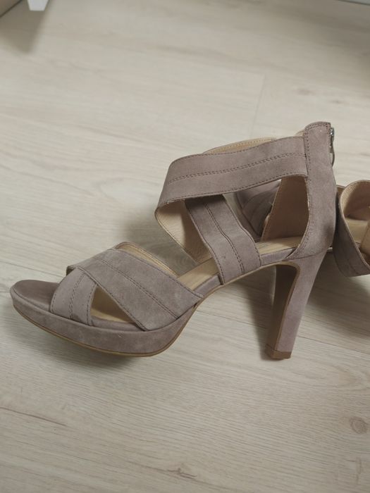 Sandale toc înalt 5th Avenue marimea 39