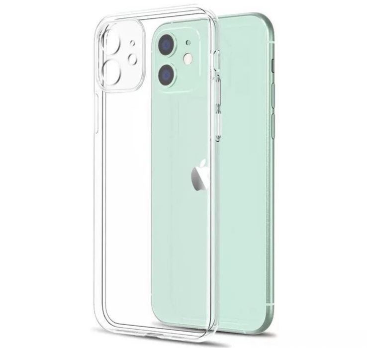 Iphone 11/12/13/14 PRO MAX Husa Crystal Clear Camera Full Cover