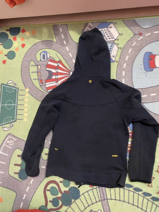 Nike nocta tech flecee голубой и черный