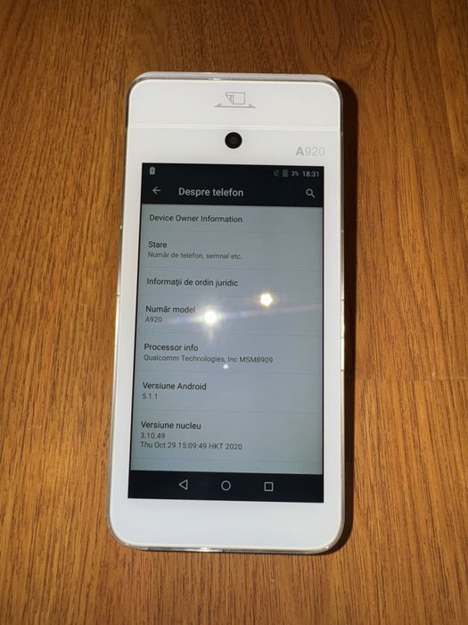 Terminal POS Smart PAX A920 cu imprimantă termică, ca nou, resetat