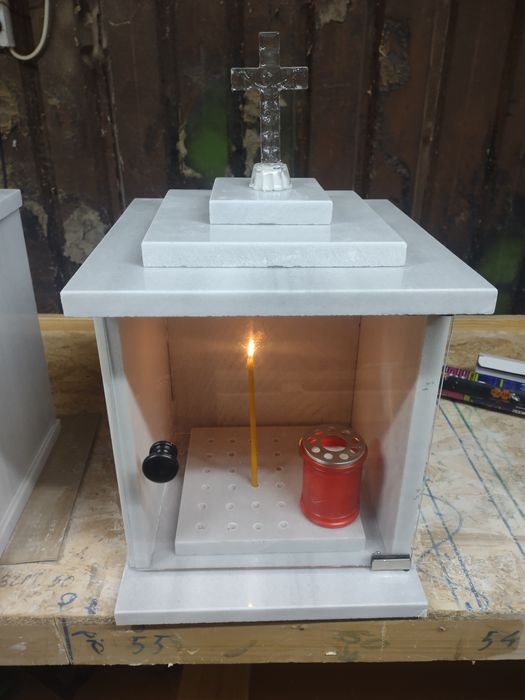 Felinar lumînari din marmură