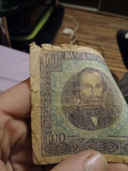 Vand urgent bancnota 100 lei an 1966