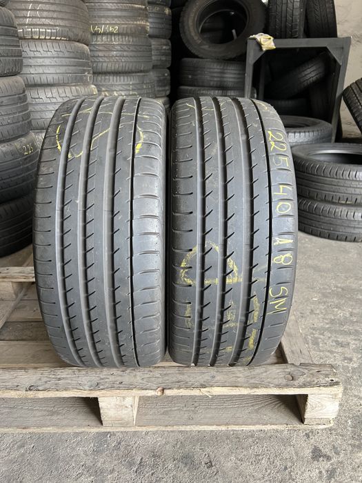 2 anvelope de vara 225/40/18 Yokohama 6.5 mm!