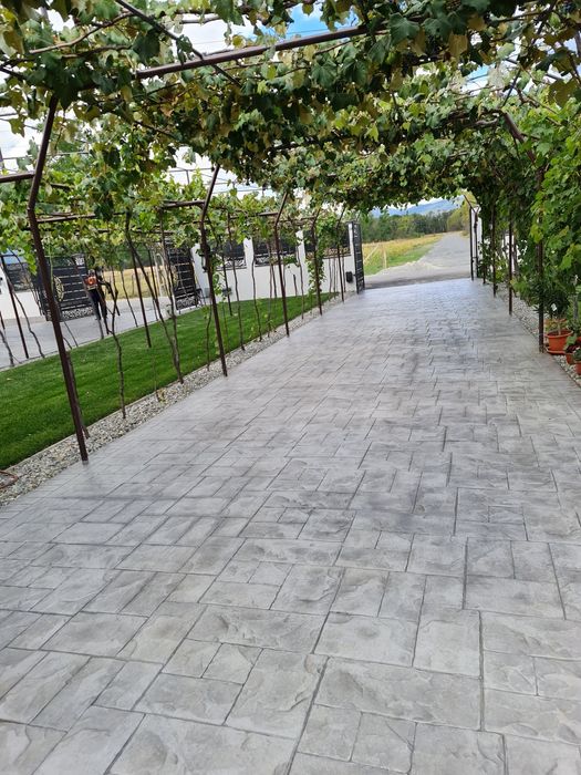 Beton amprentat decorativ