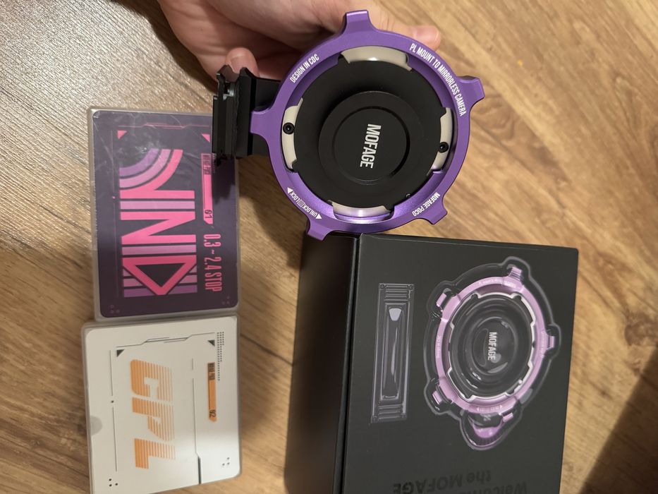 Adaptor PL  MOFAGE POCO -Sony Nou + filtru VND si CPL cinema video PL