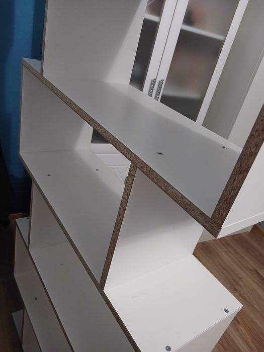 Стеллаж белый,  170×73×25