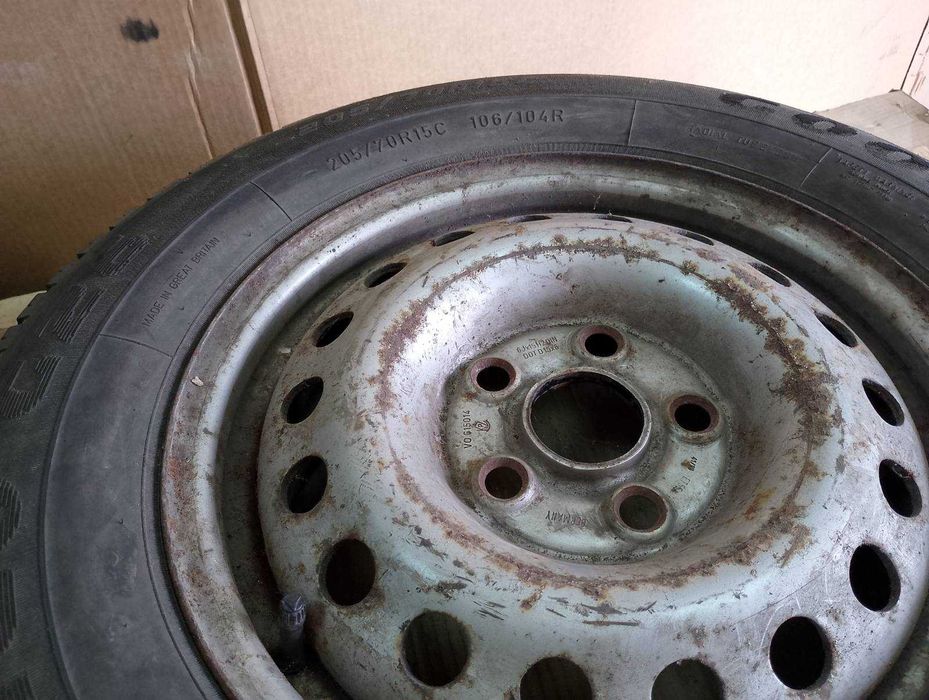 Метални джанти  с гуми за  VW TRANSPORTER