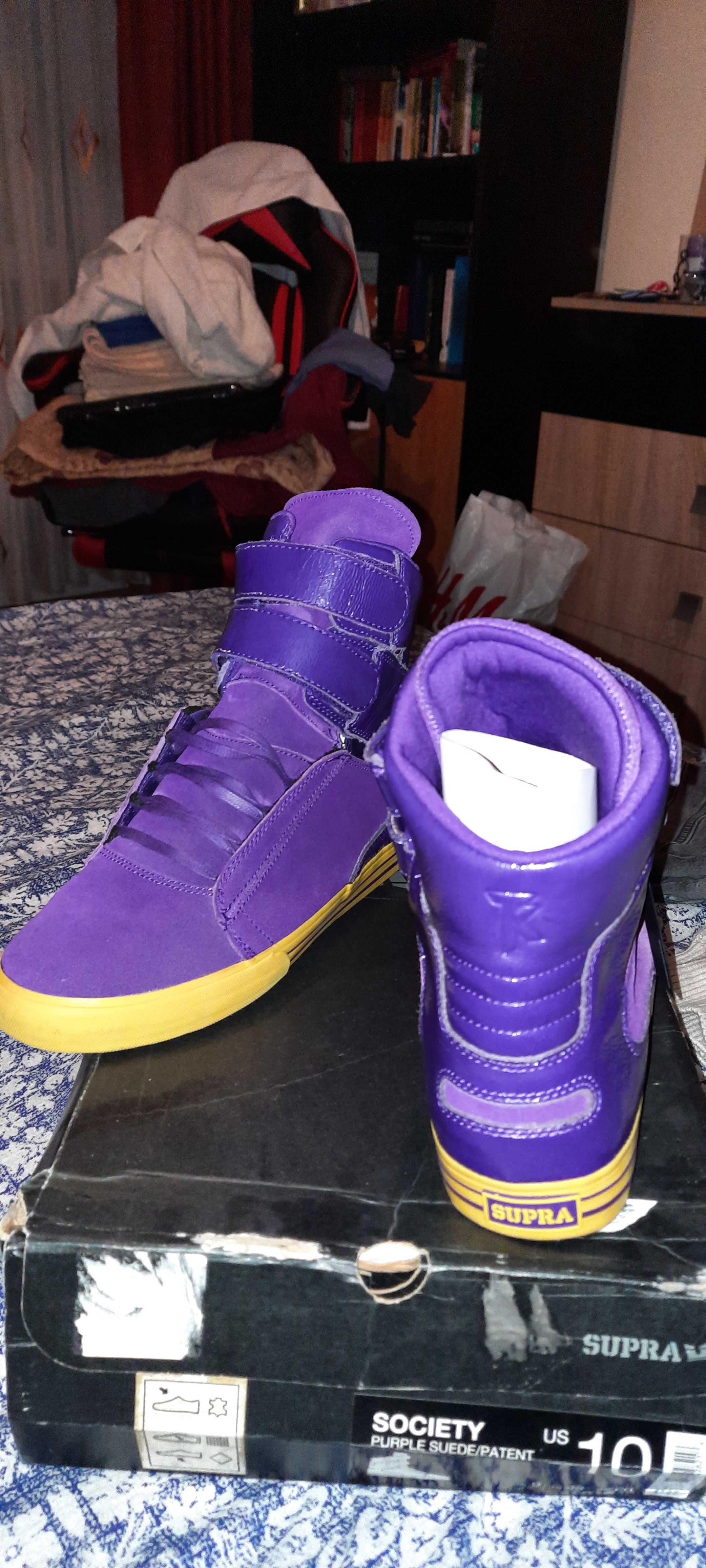 Supra tk outlet society purple yellow