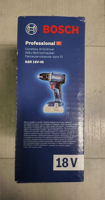 Нов винтоверт БОШ GSR 18V-45 безчетков