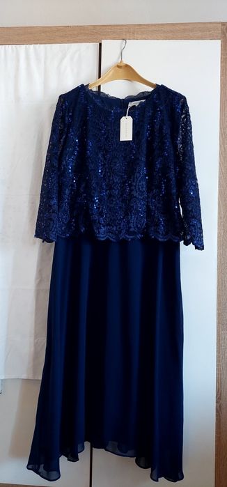Rochie eleganta de ocazii bleumarin, nouă