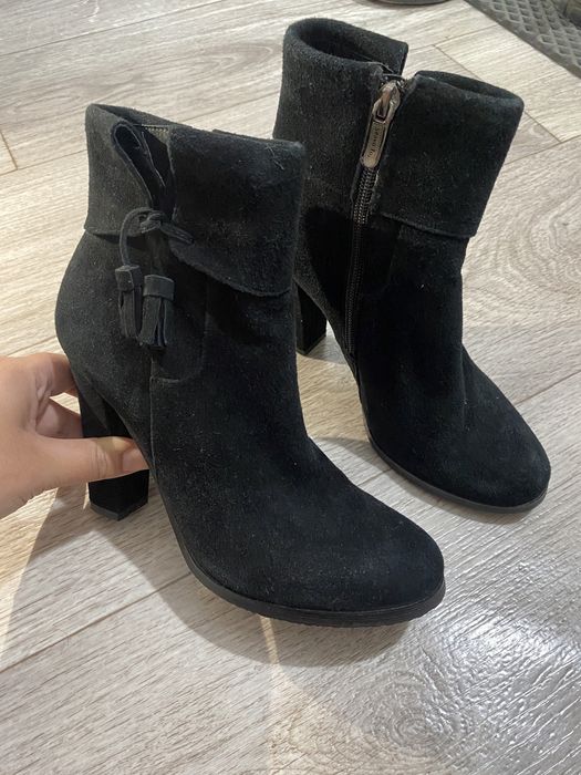 Ботильены натуральная замша