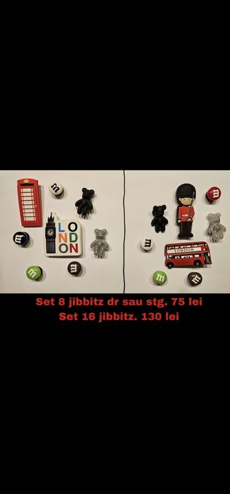 Jibbitz crocsi superbe set 9 buc