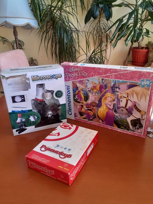 Образователни игри - микроскоп  Румикуб, пъзел