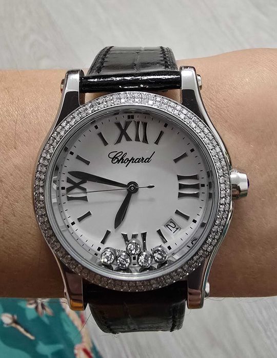 Шикарные часы с бриллиантами шопард
