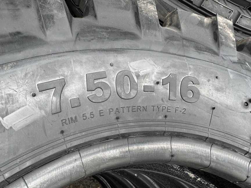 Anvelope noi 7.50-16 cu 12 pliuri de tractor fata marca PANTHER