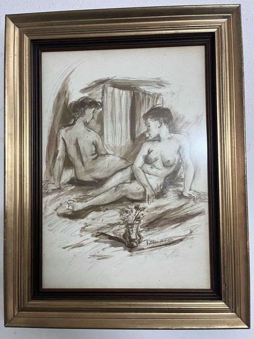 Tablou vechi/Gian Pietro Restellini(1895-1978)!