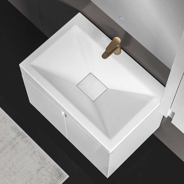 ПВЦ комплект за баня ARIA WHITE 60 см