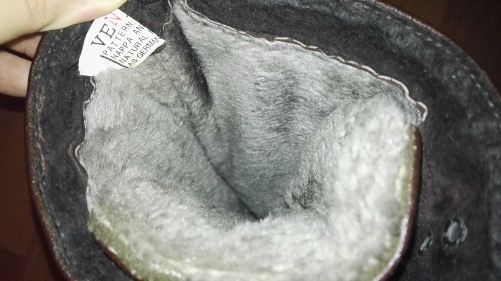 Сапоги кожаные с мехом, Австрия. размер 39