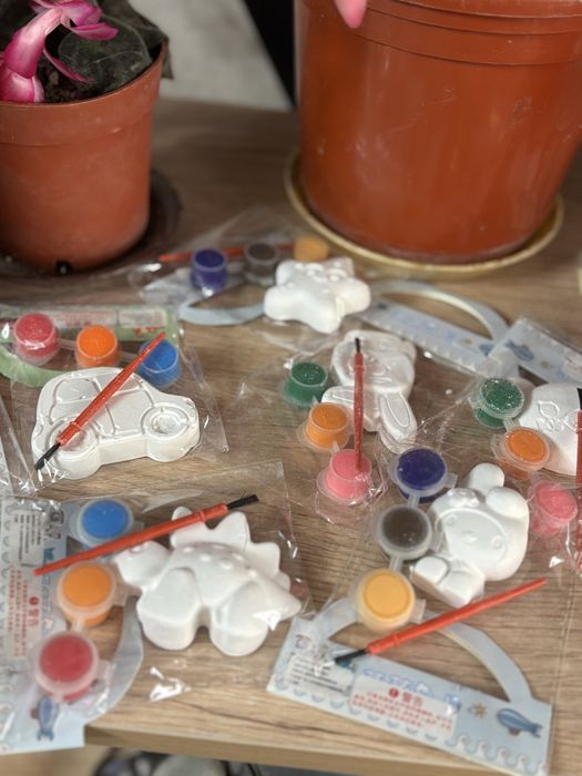 Гипсовые фигурки из гипса для детей -раскраски